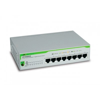 Коммутатор GS900 Series Allied Telesis AT-GS900/8-XX Коммутатор GS900 Series Allied Telesis AT-GS900/8-XX