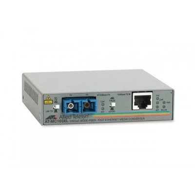 Оптоволоконный медиаконвертер Fast Ethernet AT-MC103XL-yy